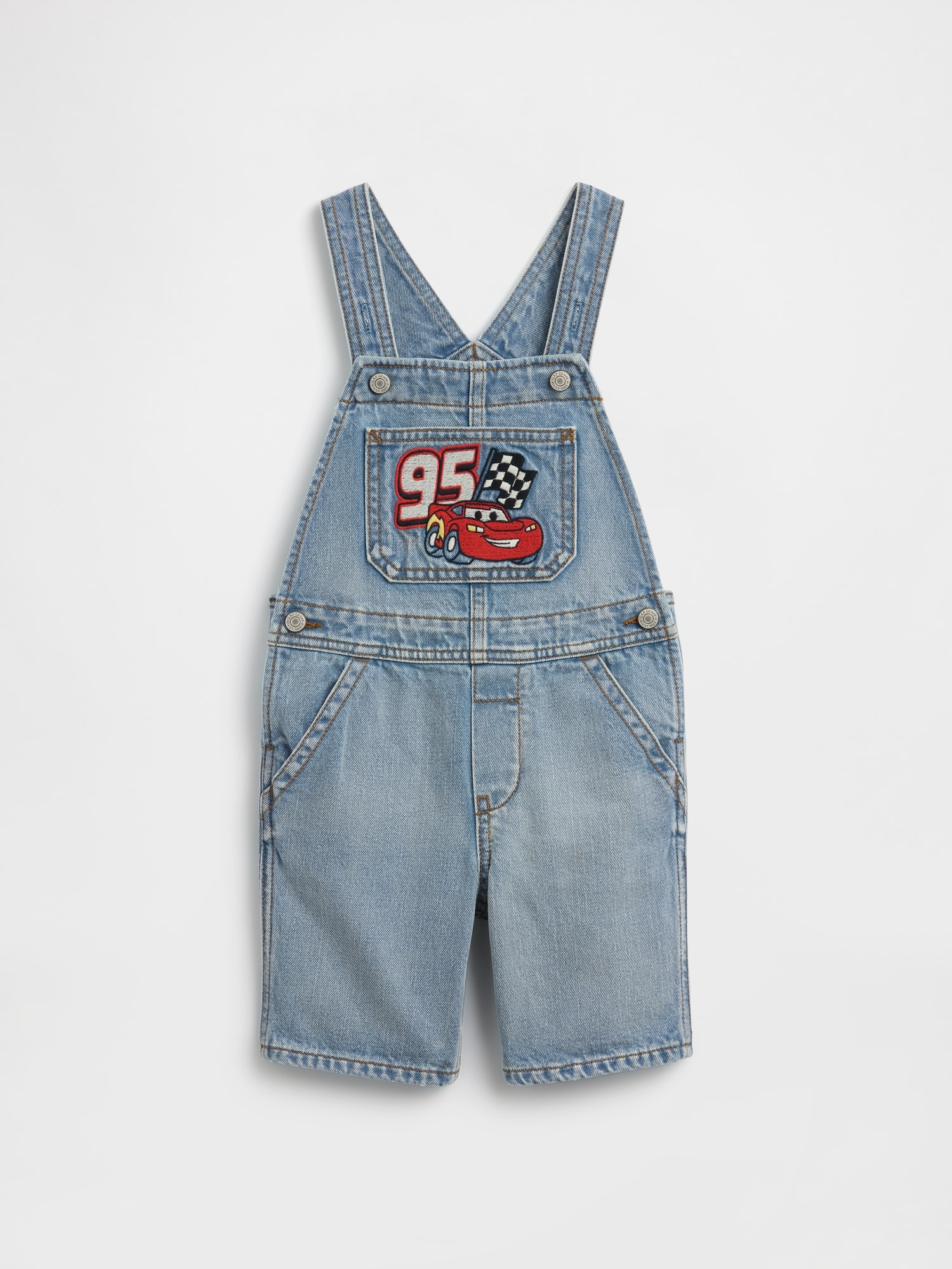 babyGap × Disney Cars Relaxed Denim Shortalls