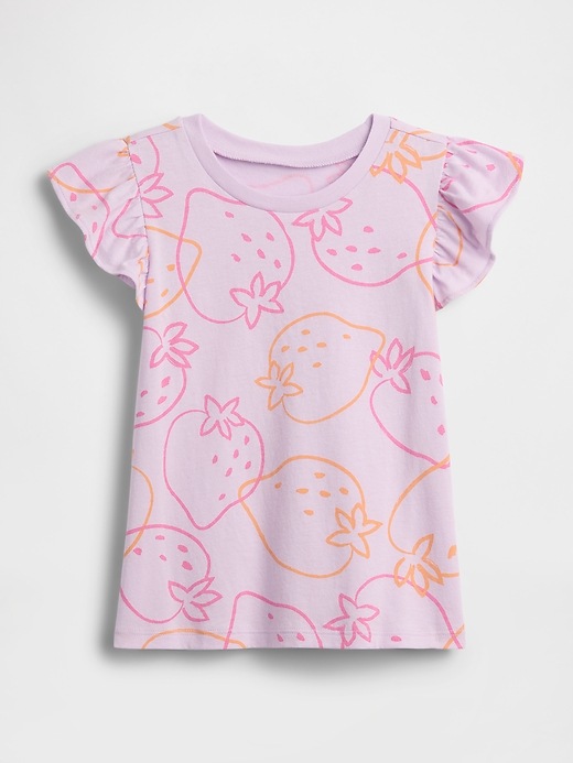 Image number 1 showing, babyGap Flutter Sleeve T-Shirt