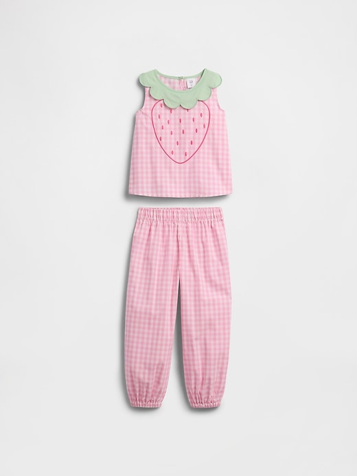 Image number 1 showing, babyGap Poplin Two-Piece Outfit Set