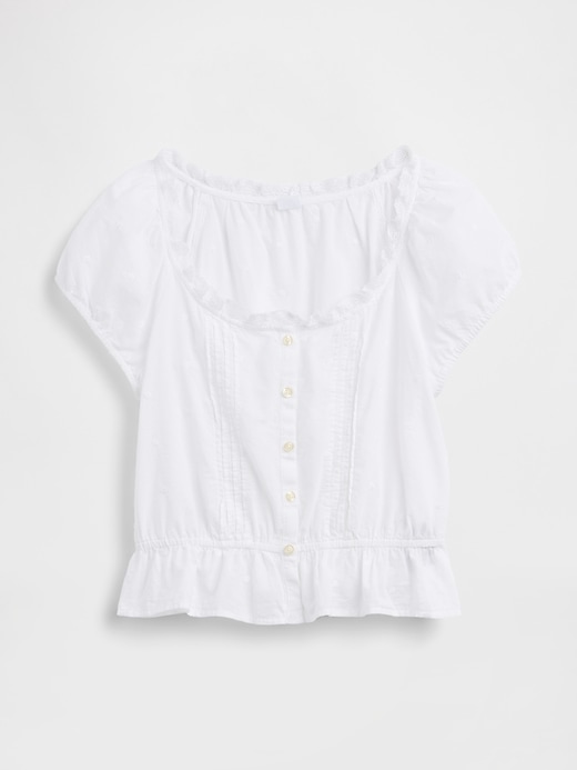 Image number 5 showing, Cap-Sleeve Pintuck Top