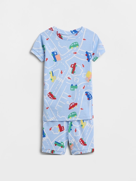 Image number 1 showing, babyGap 100% Organic Cotton Roadway PJ Set