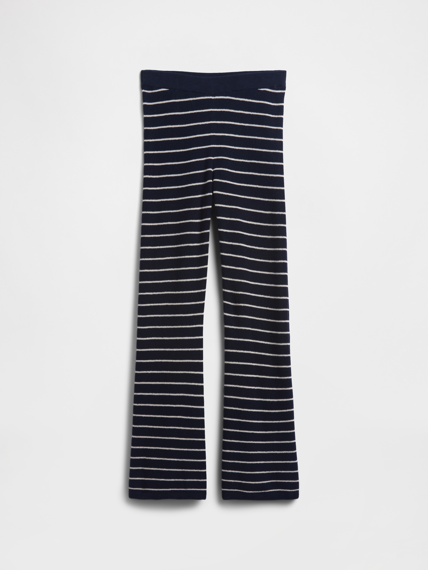 Kids Pull-On Stripe Sweater Leggings