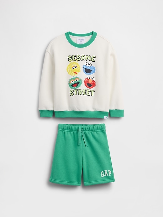 Image number 1 showing, babyGap Sesame Street Two-Piece Sweat Set