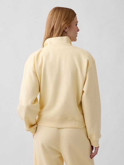 Image number 2 showing, Oversized Fleece Half-Zip Sweatshirt
