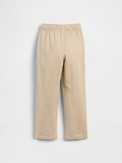 Image number 2 showing, babyGap Pull-On Tapered Linen-Blend Pants