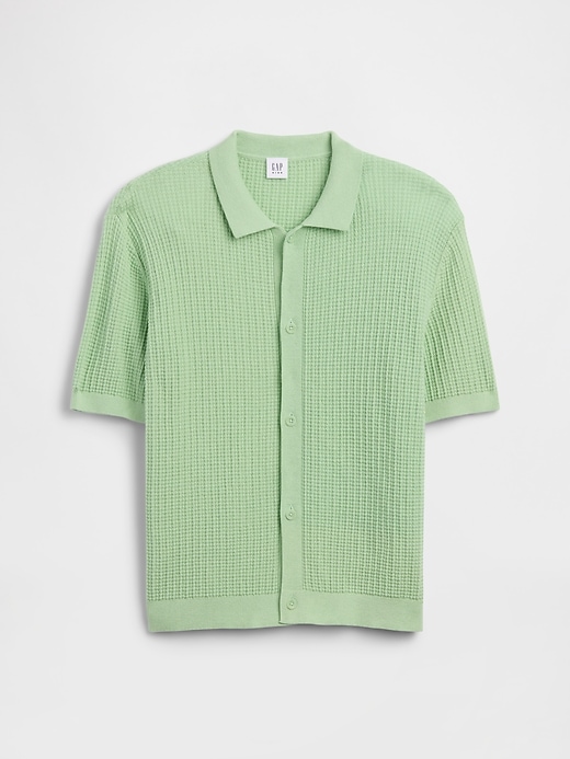 Image number 1 showing, Kids Relaxed Textured Sweater Shirt