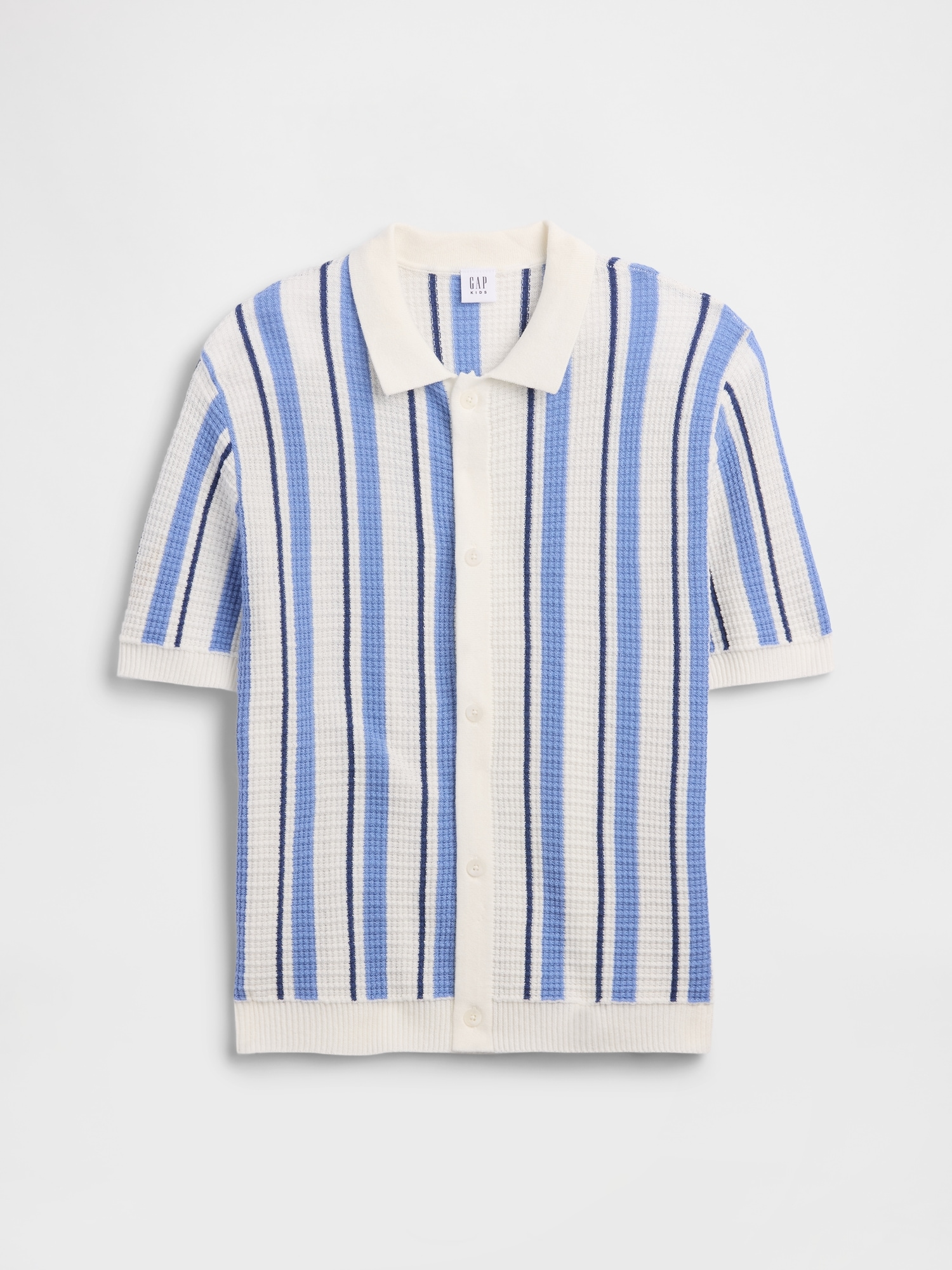 Kids Relaxed Textured Sweater Shirt