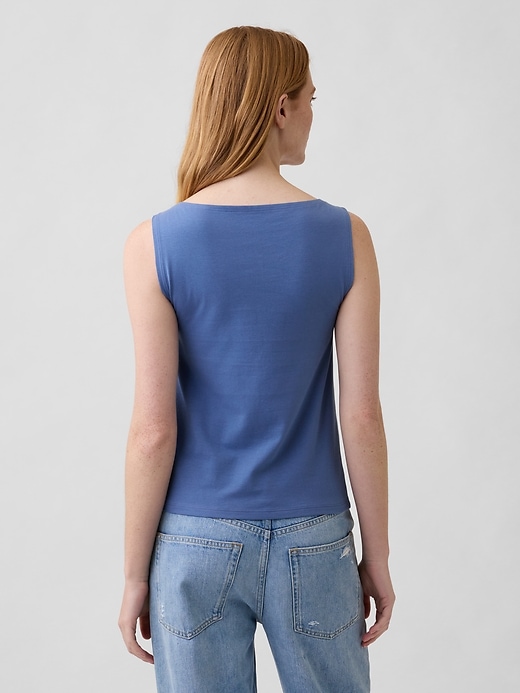 Image number 2 showing, Boatneck Tank Top