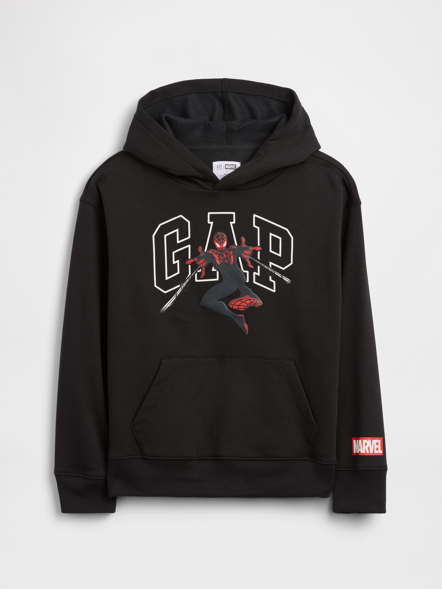 GapKids | Marvel Miles Morales Relaxed Logo Hoodie