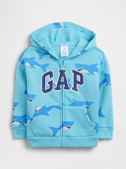 Image number 1 showing, babyGap Relaxed Logo Zip Hoodie