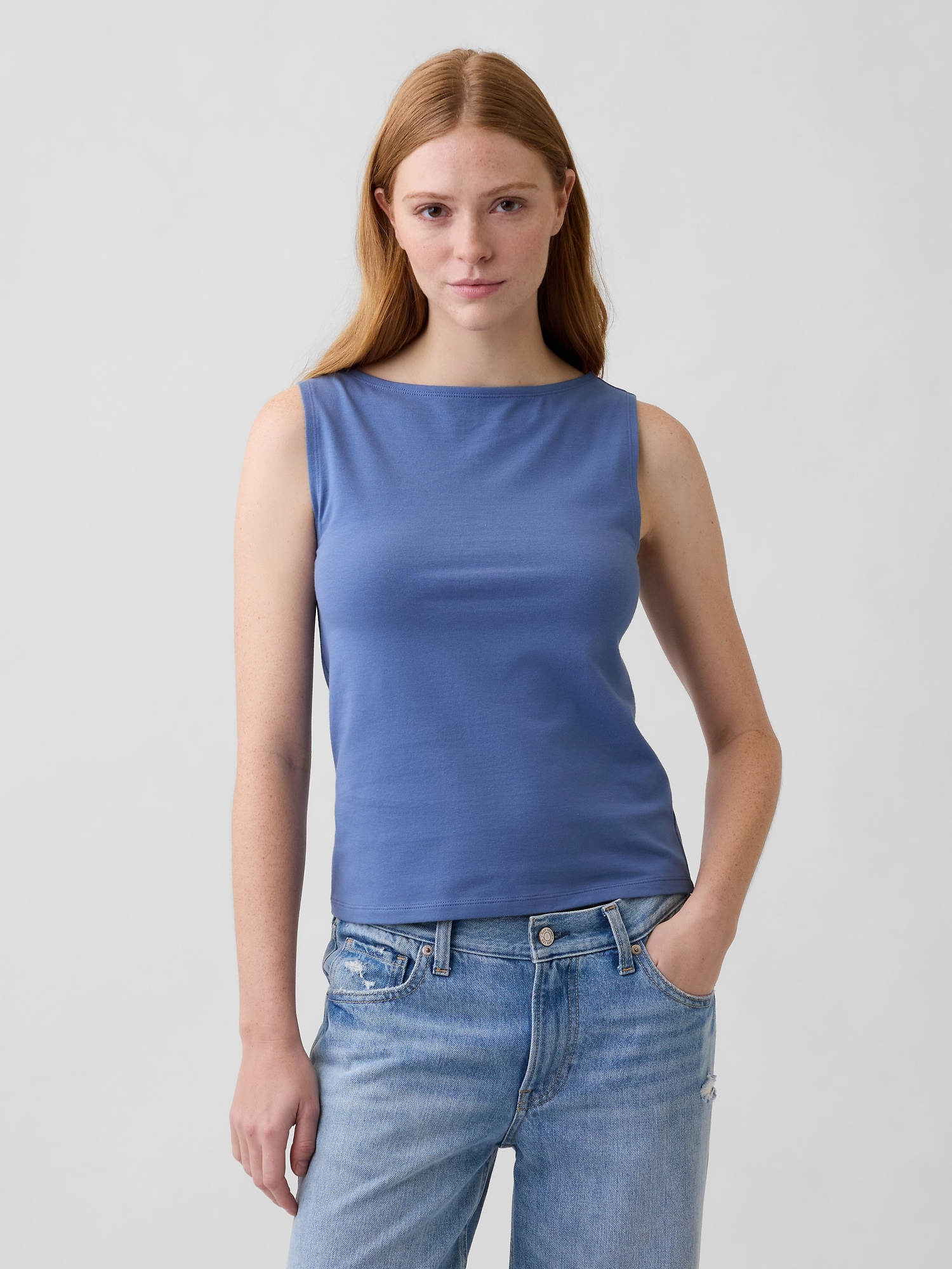 Boatneck Tank Top