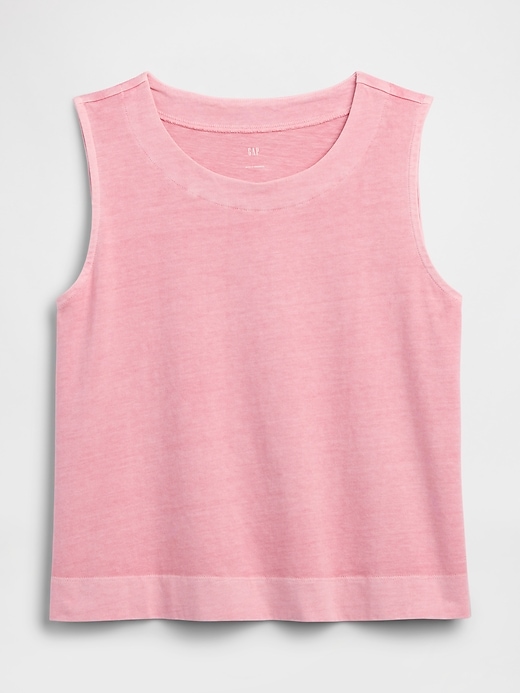 Image number 4 showing, Crewneck PJ Shell Tank Top