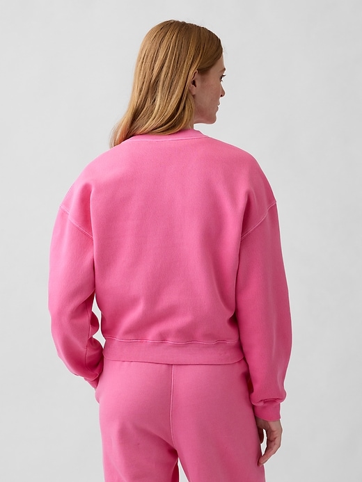 Image number 2 showing, Oversized Wedge V-Neck Sweatshirt