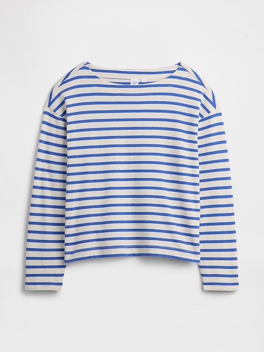 Image number 5 showing, Stripe Boatneck Top