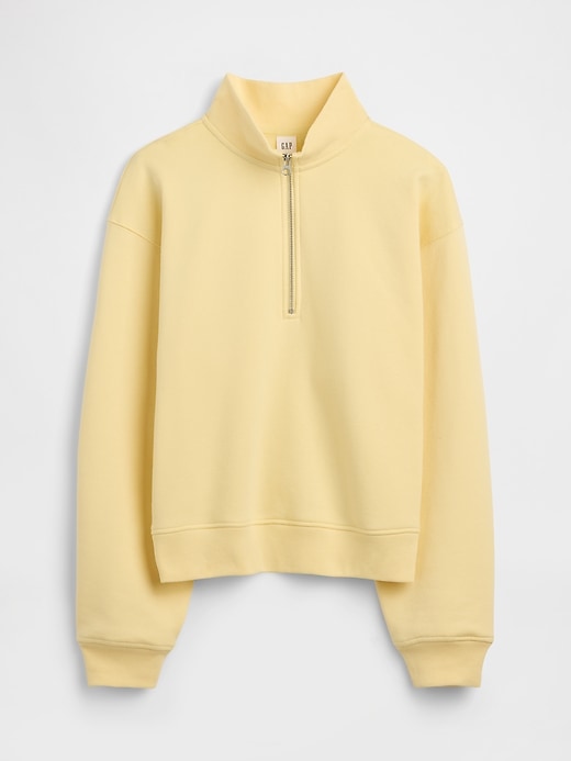 Image number 5 showing, Oversized Fleece Half-Zip Sweatshirt