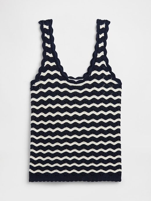 Image number 5 showing, Crochet Scoopneck Tank Top