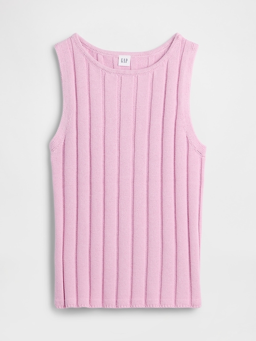 Image number 5 showing, Relaxed Ribbed Boatneck Tank Top