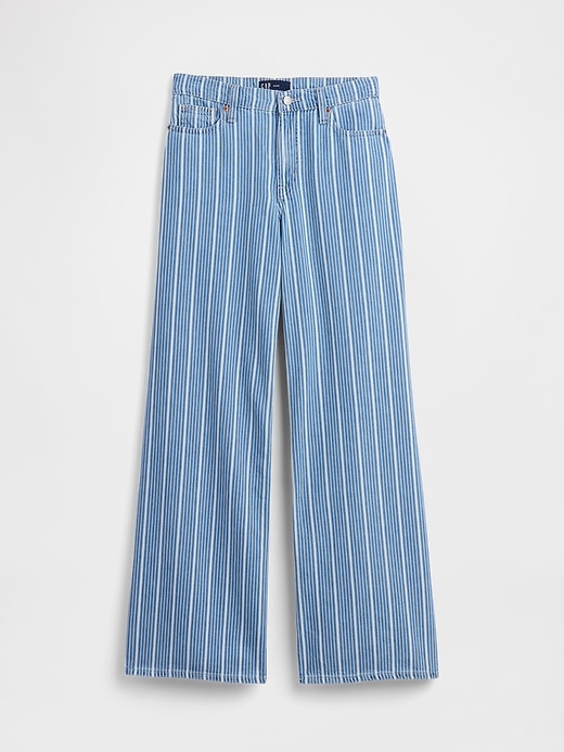 Image number 5 showing, Mid Rise SuperLight Wide-Leg Jeans