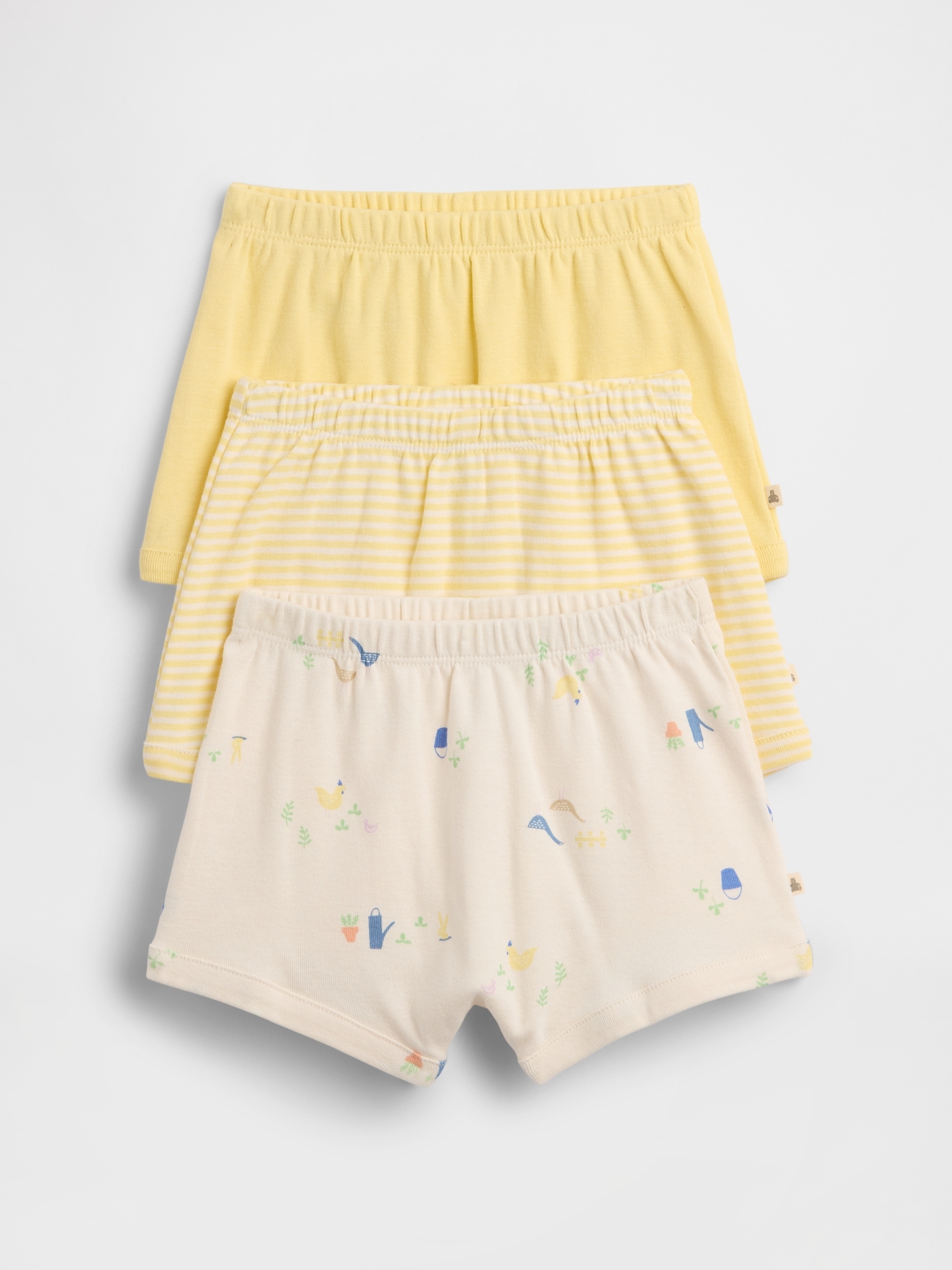 Baby Pull-On Shorts (3-Pack)