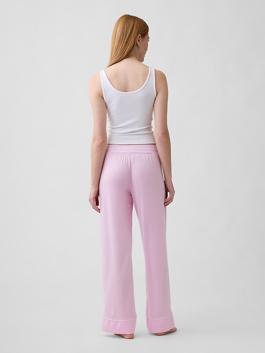 Image number 2 showing, Modal Wide-Leg PJ Pants