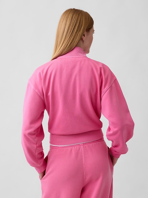 Image number 2 showing, Oversized Fleece Half-Zip Sweatshirt