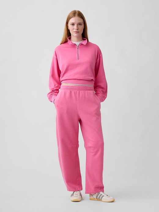 Image number 3 showing, Oversized Fleece Half-Zip Sweatshirt