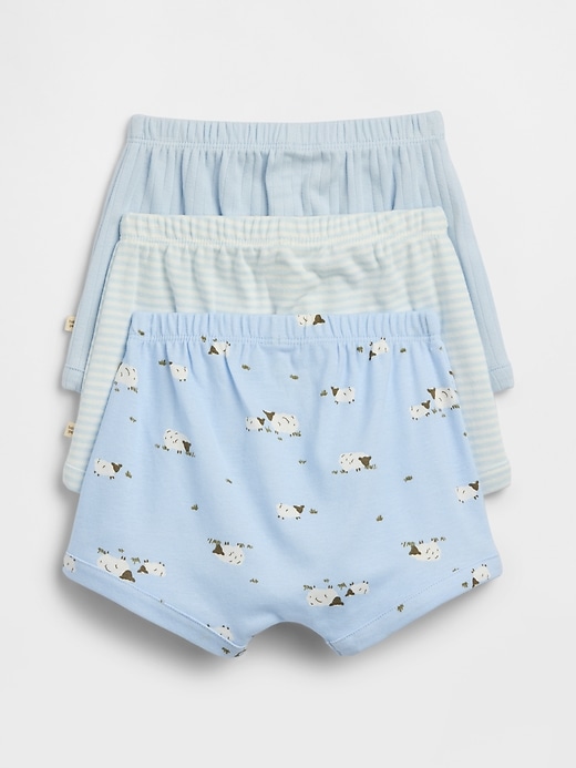 Image number 2 showing, Baby Pull-On Shorts (3-Pack)