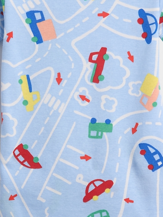 Image number 3 showing, babyGap 100% Organic Cotton Roadway PJ Set