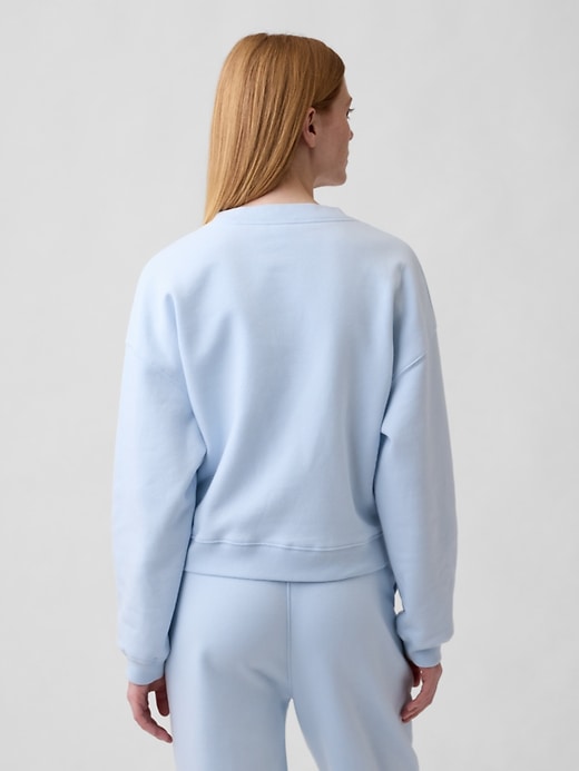 Image number 2 showing, Oversized Wedge V-Neck Sweatshirt