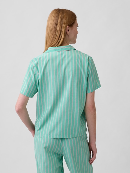 Image number 2 showing, Poplin PJ Shirt