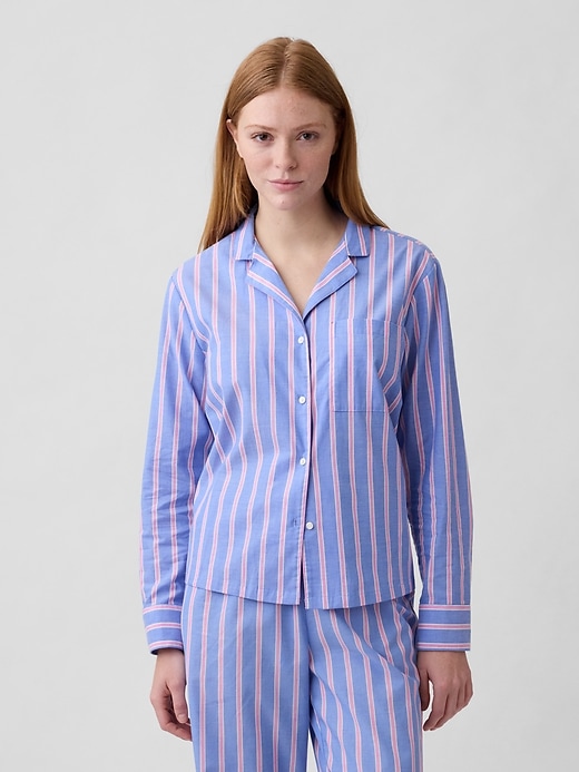 Image number 1 showing, Poplin PJ Shirt