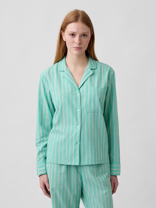 Image number 1 showing, Poplin PJ Shirt