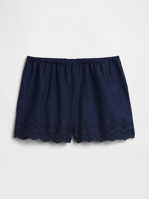 Image number 4 showing, Poplin Eyelet PJ Shorts