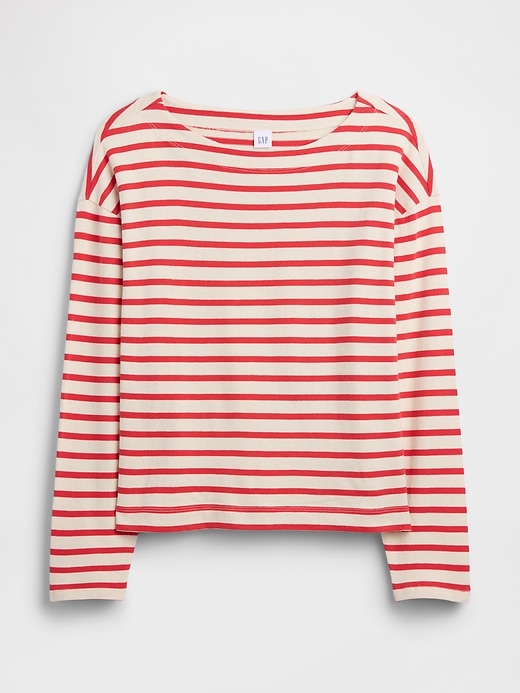 Image number 2 showing, Stripe Boatneck Top