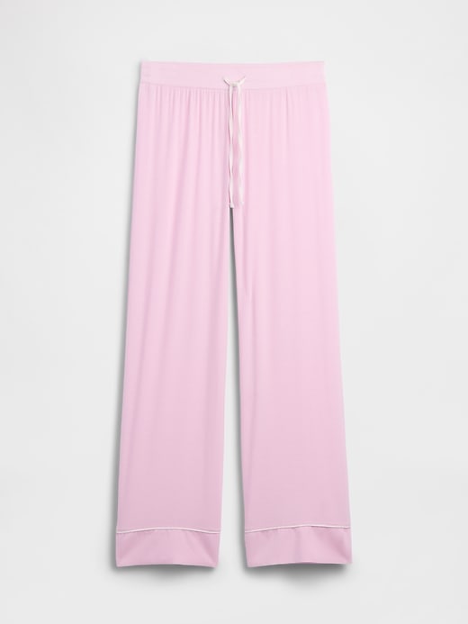 Image number 4 showing, Modal Wide-Leg PJ Pants