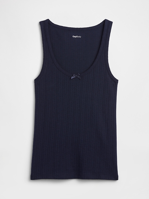 Image number 4 showing, Pointelle PJ Tank Top