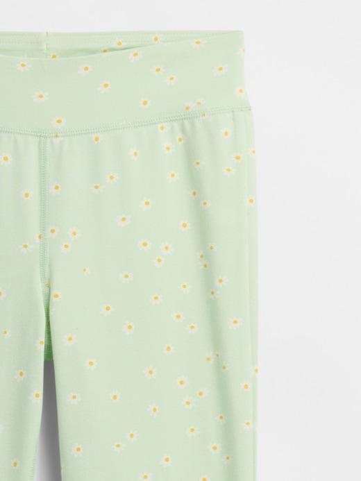 Image number 3 showing, Kids Pull-On Stretch Jersey Flare Leggings