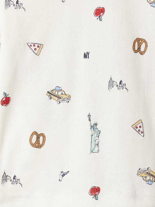 Image number 2 showing, Kids & babyGap 100% Organic Cotton NYC PJ Set