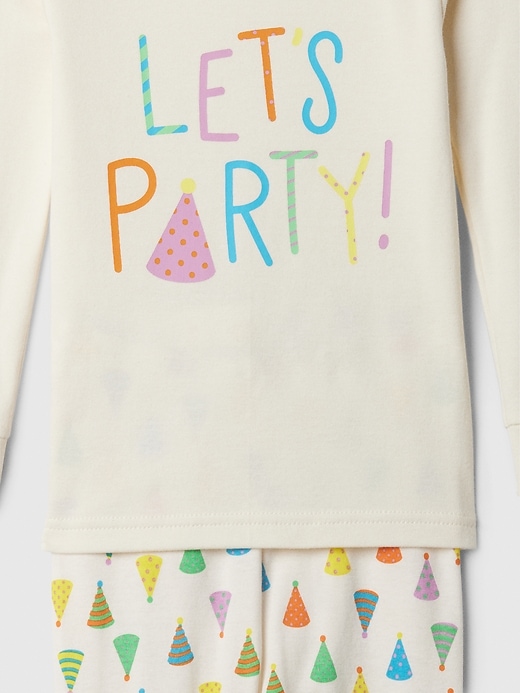Image number 2 showing, babyGap 100% Organic Cotton Party PJ Set
