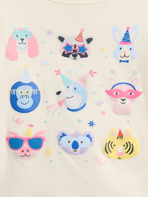 Image number 2 showing, babyGap 100% Organic Cotton Animal PJ Set