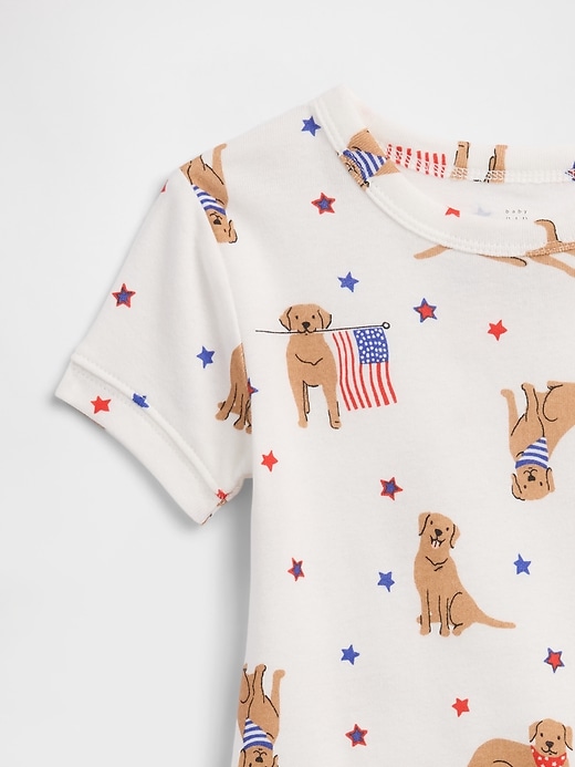 Image number 2 showing, Kids & babyGap 100% Organic Cotton Americana Dog PJ Set