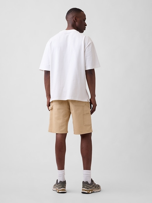 Image number 2 showing, 9" Relaxed Denim Carpenter Shorts