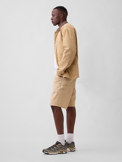 Image number 4 showing, 9" Relaxed Denim Carpenter Shorts