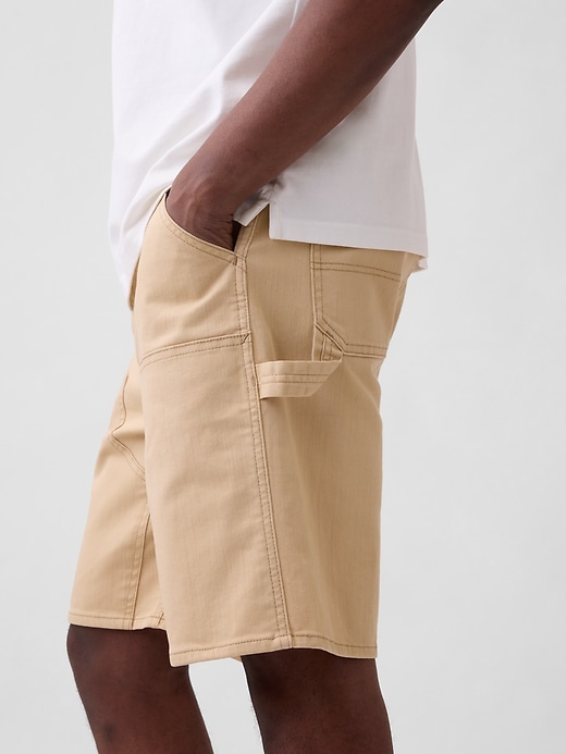 Image number 5 showing, 9" Relaxed Denim Carpenter Shorts