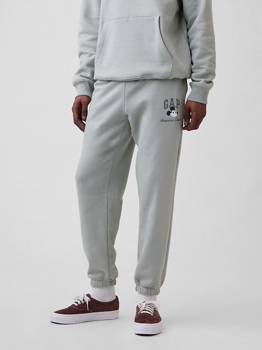Image number 3 showing, Gap × Disney Mickey Mouse Relaxed Logo Joggers