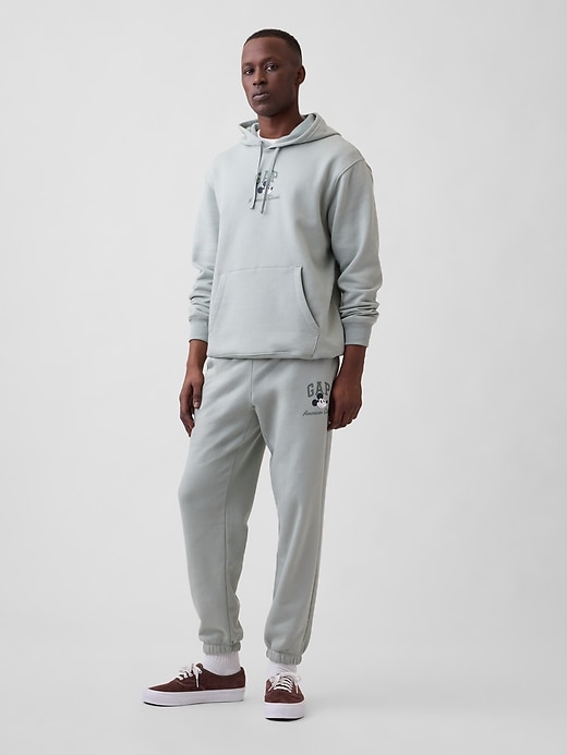 Image number 1 showing, Gap × Disney Mickey Mouse Relaxed Logo Joggers