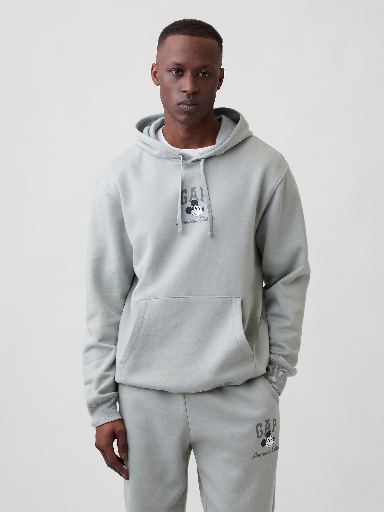 Gap × Disney Mickey Mouse Relaxed Logo Hoodie