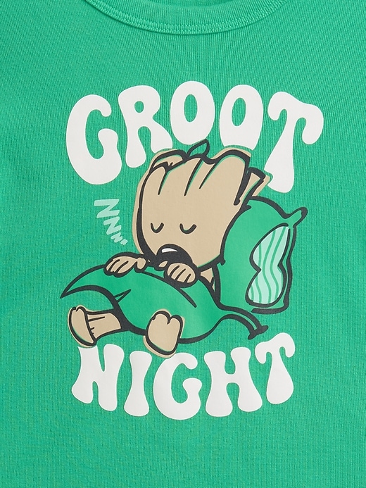 Image number 3 showing, babyGap | Marvel Groot 100% Organic Cotton PJ Set