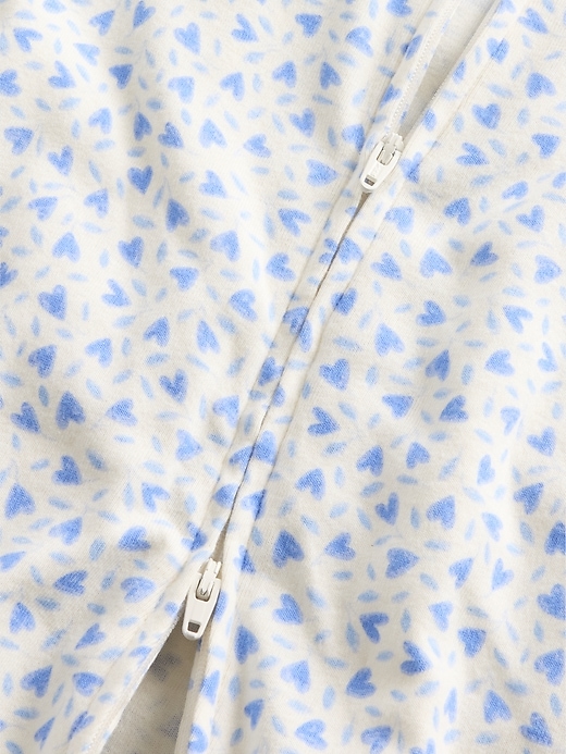 Image number 3 showing, Baby Print Two-Way Zip One-Piece
