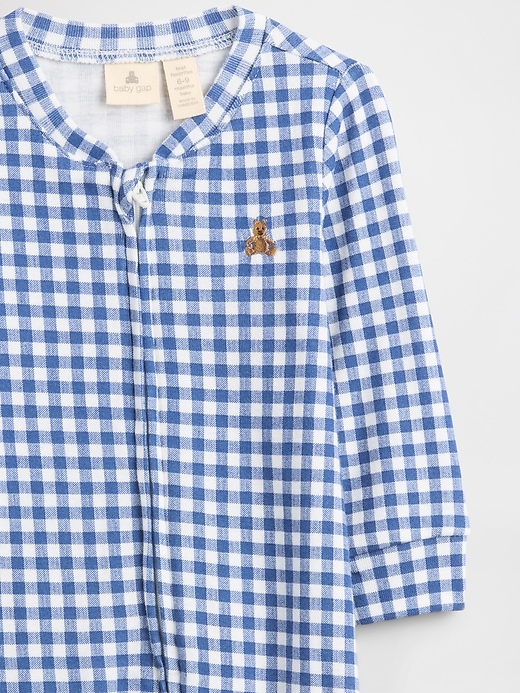 Image number 3 showing, Baby Print Two-Way Zip One-Piece